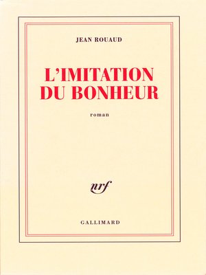 cover image of L'imitation du bonheur